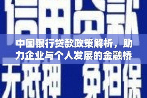 颍上中国银行贷款政策解析，助力企业与个人发展的金融桥梁