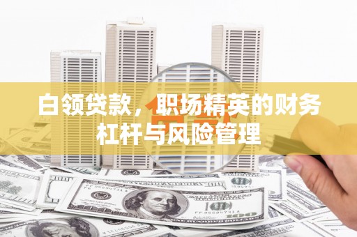 港闸白领贷款，职场精英的财务杠杆与风险管理
