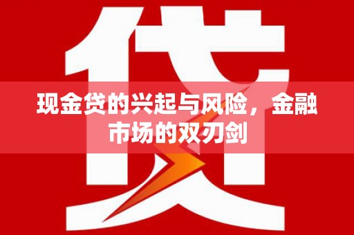 彰武现金贷的兴起与风险，金融市场的双刃剑