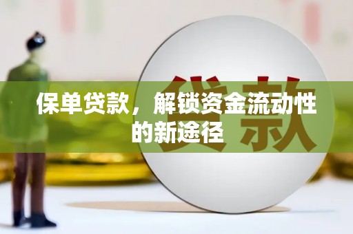 金寨保单贷款，解锁资金流动性的新途径