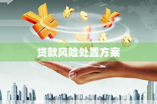 昂昂溪贷款风险处置方案
