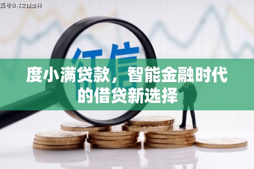 雁江度小满贷款，智能金融时代的借贷新选择
