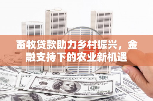 灵武畜牧贷款助力乡村振兴，金融支持下的农业新机遇