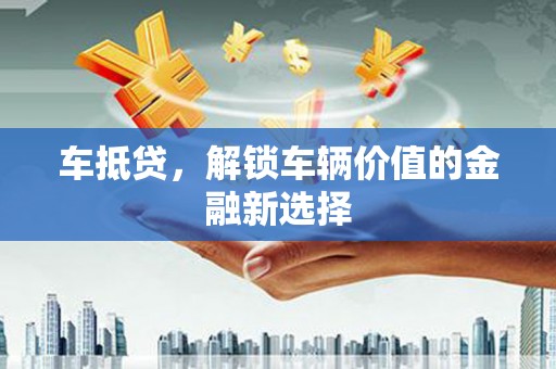 岱山车抵贷，解锁车辆价值的金融新选择
