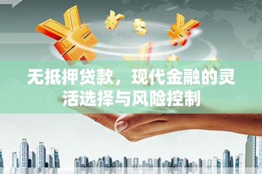 腾冲无抵押贷款，现代金融的灵活选择与风险控制