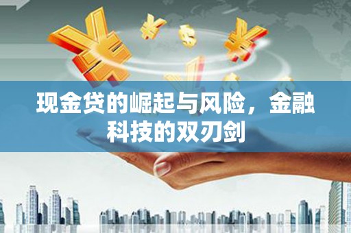 枋山现金贷的崛起与风险，金融科技的双刃剑