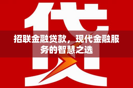 来宾招联金融贷款，现代金融服务的智慧之选