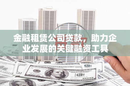 巴音郭楞蒙古金融租赁公司贷款，助力企业发展的关键融资工具