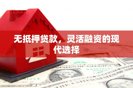 黑水无抵押贷款，灵活融资的现代选择