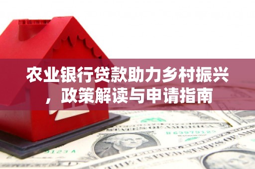 武义农业银行贷款助力乡村振兴，政策解读与申请指南