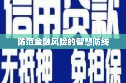 驻马店防范金融风险的智慧防线