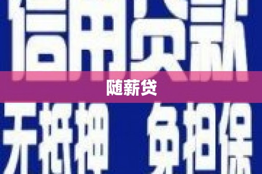 九台随薪贷